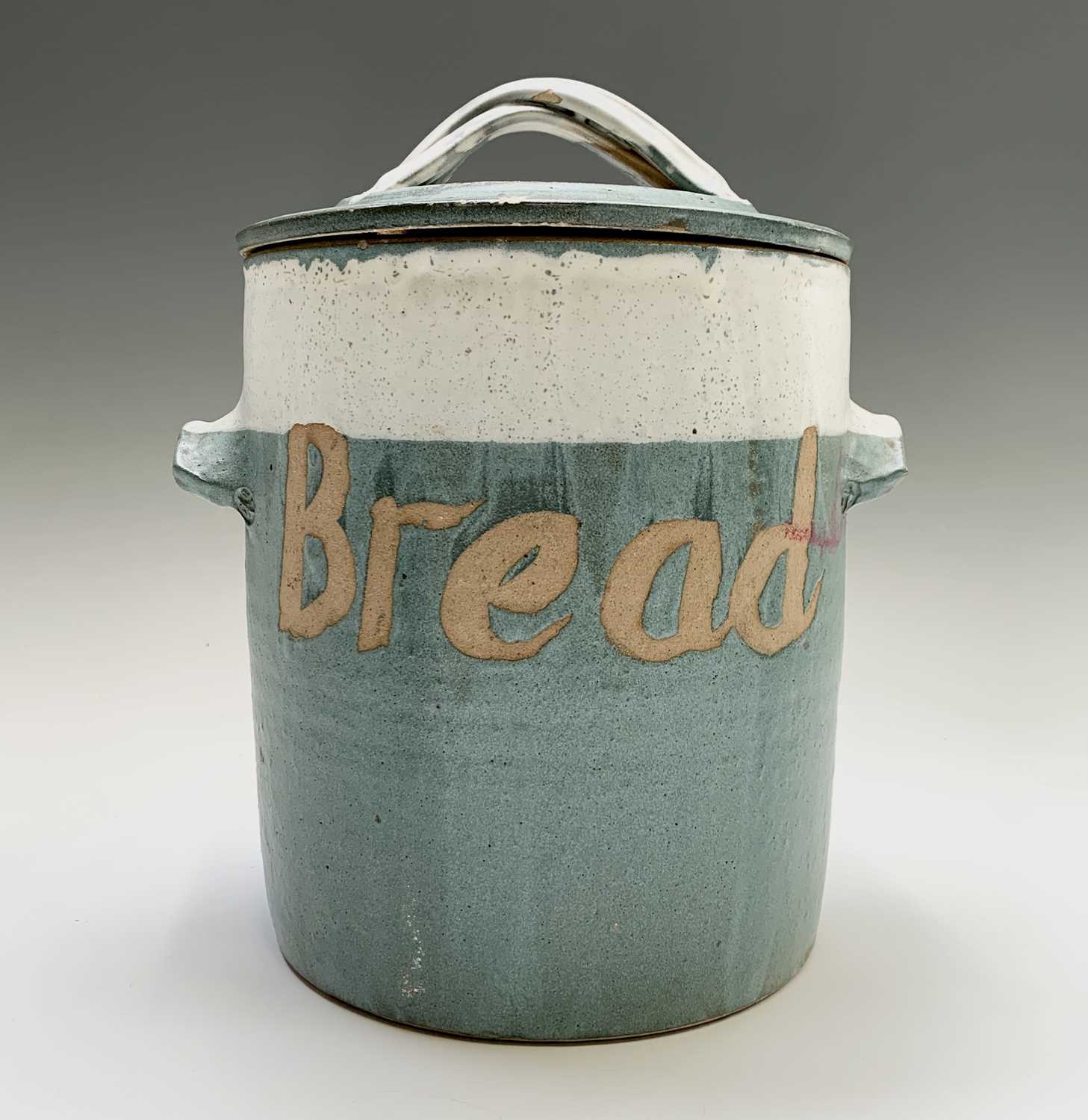 Lot 1007 - A pottery bread crock, multiple seal