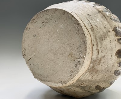 Lot 1007 - A studio pottery bread crock, multiple seal...