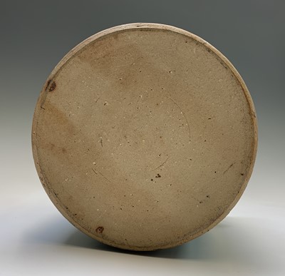 Lot 1007 - A studio pottery bread crock, multiple seal...