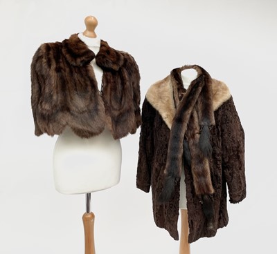 Lot 2813 - A Dominion Fur Co. Limited brown astrakhan...