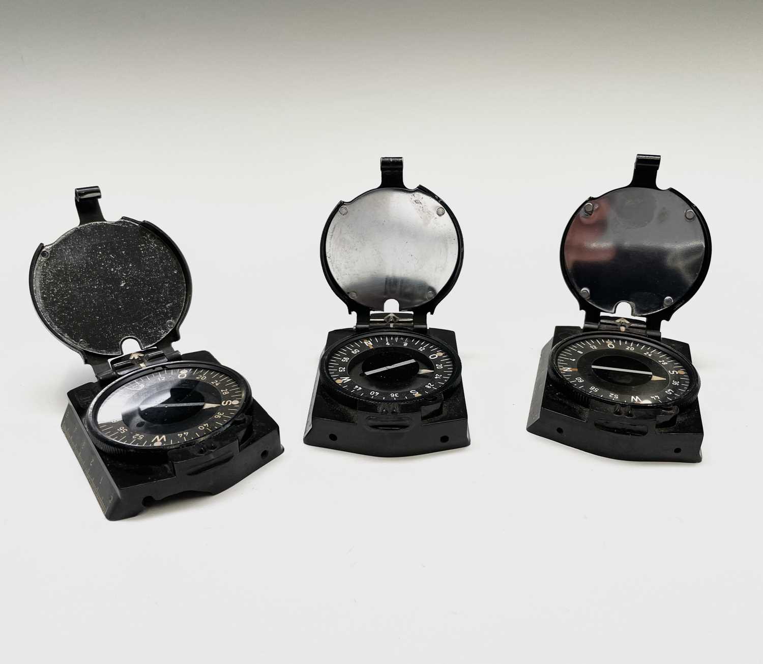 Lot 541 - A German Third Reich marching compass, by CLK,...