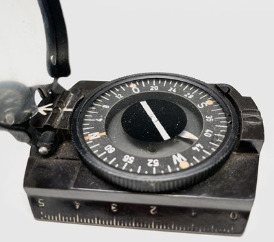 Lot 541 - A German Third Reich marching compass, by CLK,...