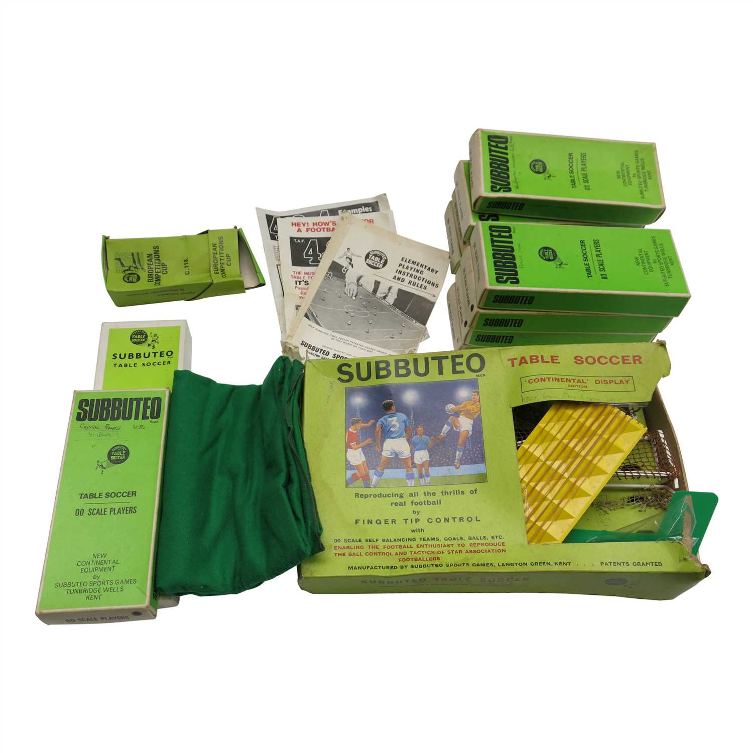 Lot 68 - A collection of Subbuteo, including nine boxed...