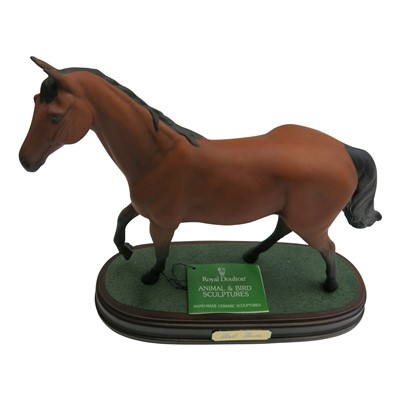 Lot 905 - A Royal Doulton horse sculpture 'Red Rum',...