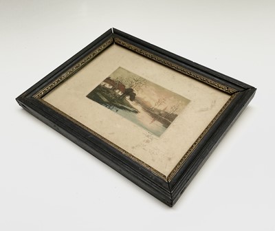 Lot 181 - A continental carved hardwood frame, now...