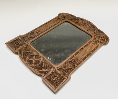 Lot 181 - A continental carved hardwood frame, now...