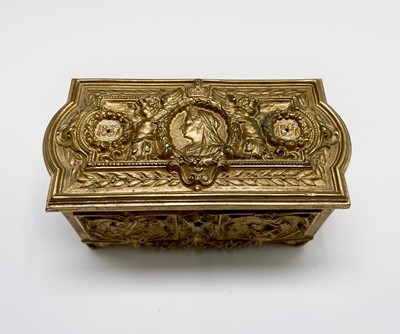 Lot 193 - A Victoria Diamond Jubilee gilt metal...