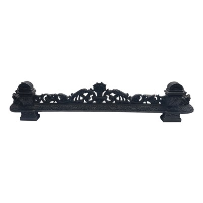 Lot 139 - An early 19th century black painted cast iron...