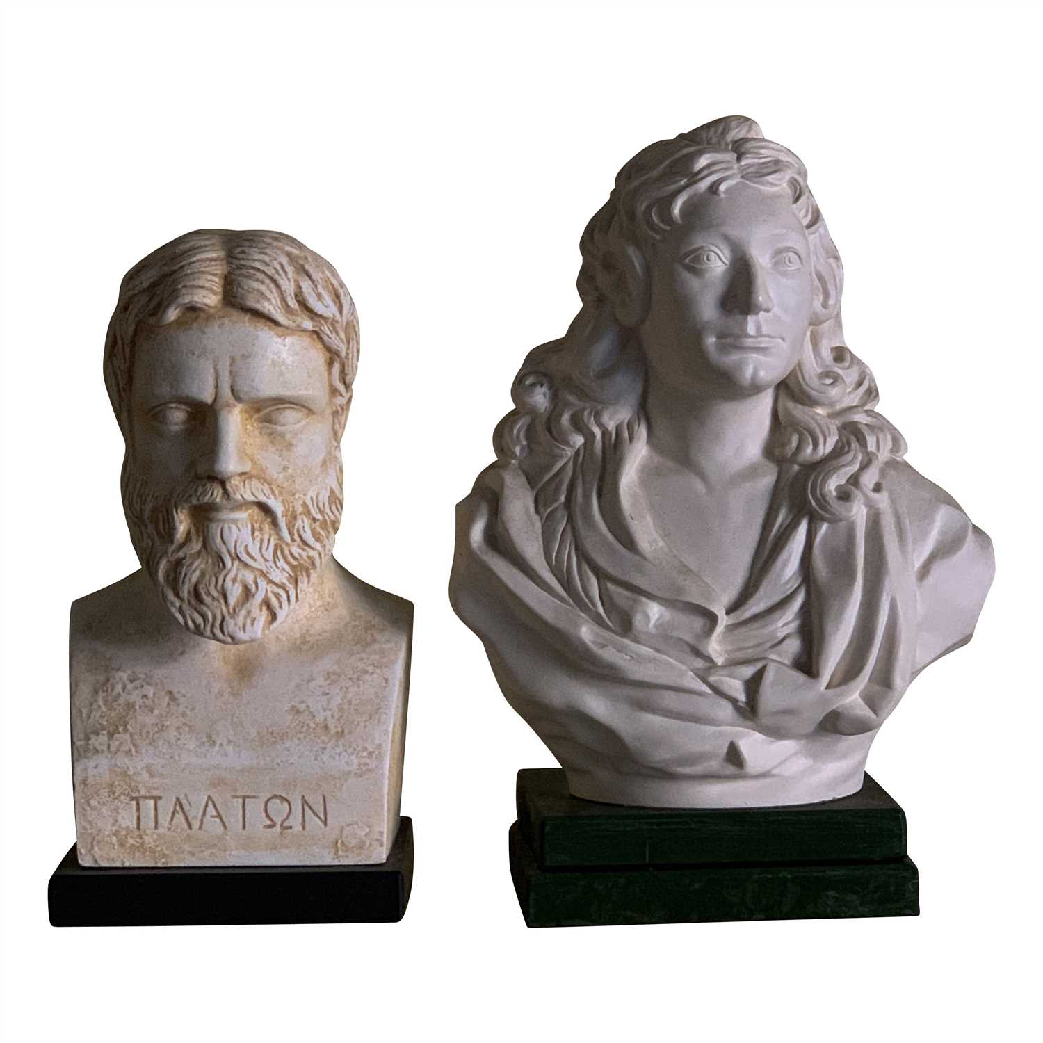Lot 143 - A plaster bust, 'Sir Christopher Wren', on...