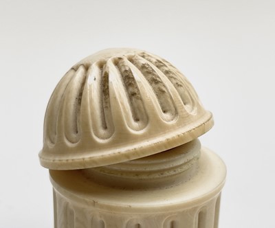 Lot 27 - An early 19th-century ornamental ivory turned...