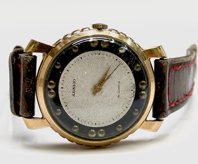 Lot 107 - An Adalio bubble back gentleman's wristwatch...