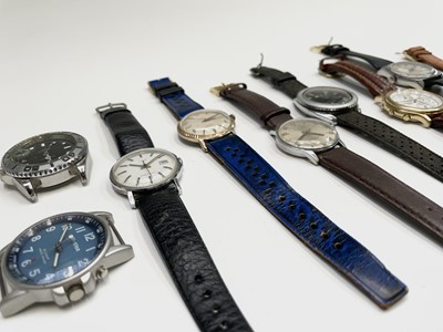 Lot 95 - Bag of watches and a watch case