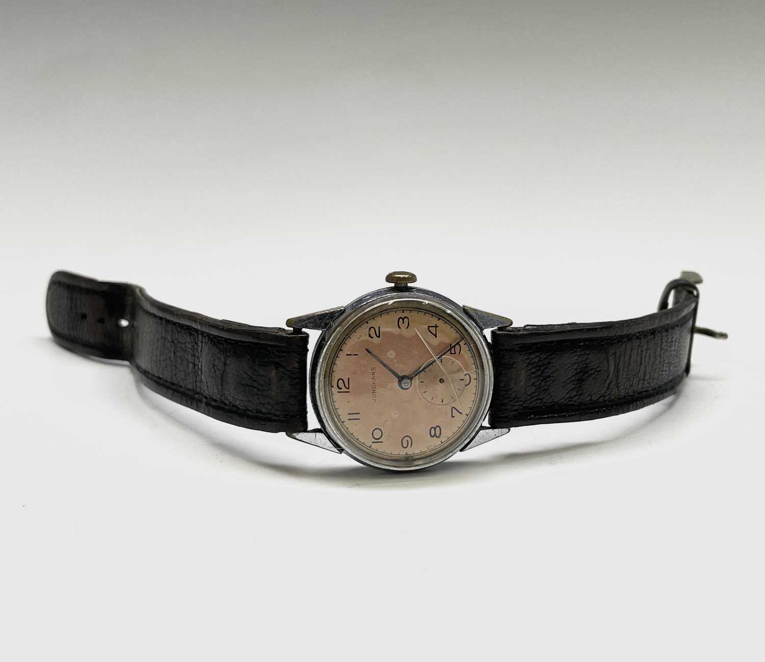 Lot 239 A Junghans watch with cal. 80 movement in