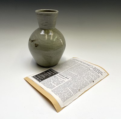 Lot 930 - Trevor Corser, a Leach pottery vase, circa...