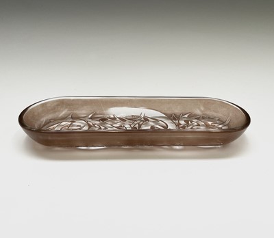 Lot 949 - A Rene Lalique 'Epines' glass dish, circa 1920,...