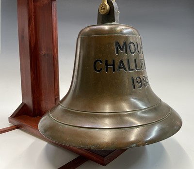 Lot 204 - A brass Ship's bell, from the trawler Mount...