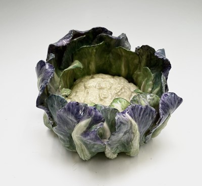 Lot 953 - A porcelain cauliflower modelled by Lady Anne...