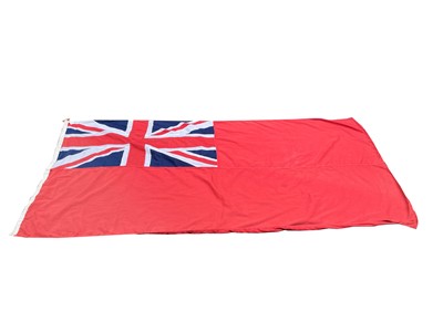 Lot 360 - A British Merchant Navy linen red ensign,...