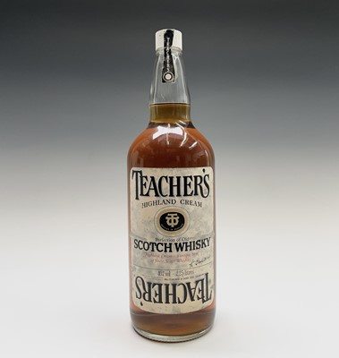 Lot 263 - One bottle Teacher's Highland Cream Scotch...