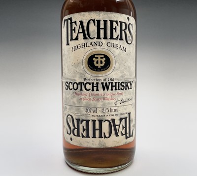 Lot 263 - One bottle Teacher's Highland Cream Scotch...