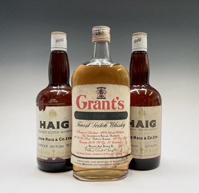 Lot 264 - Two bottles Haig Blended Scotch Whisky Gold...