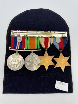 Lot 100 - Medals - A group of 4 x World War 2 Medals Lot...