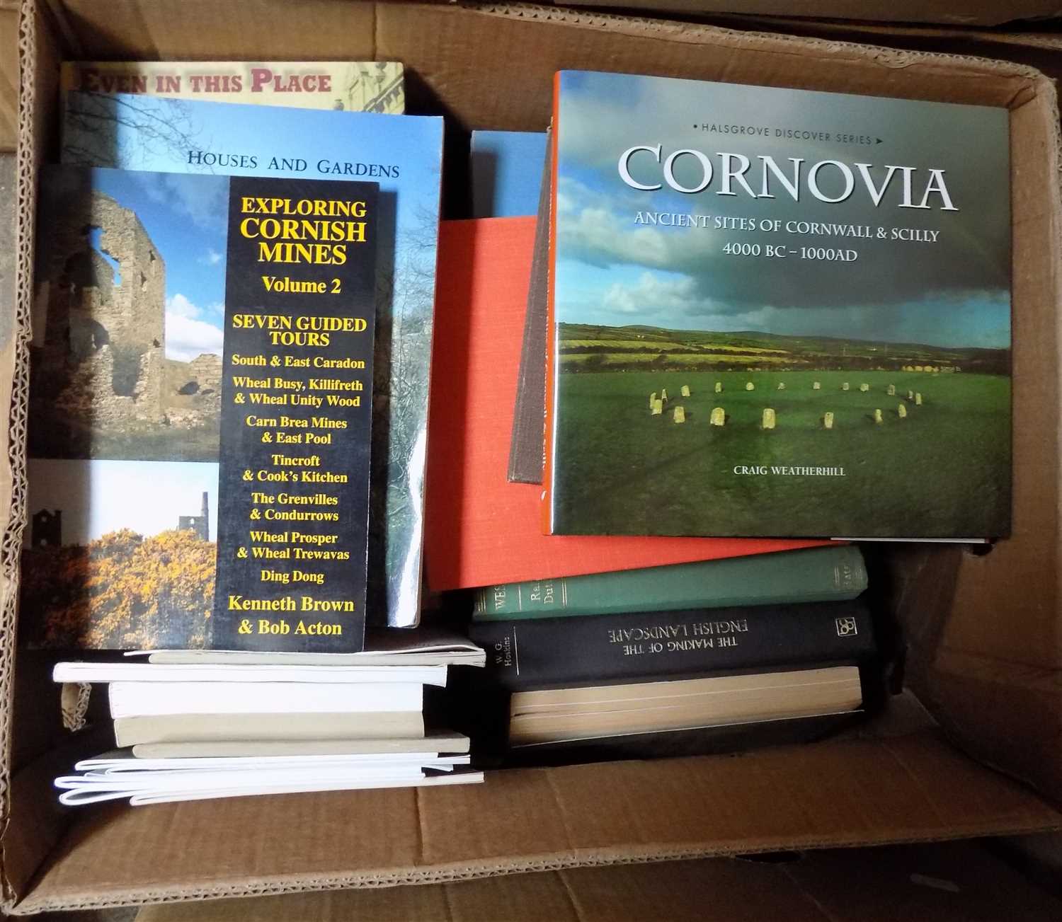 Lot 272 - CORNWALL. Art, topography etc, BOX