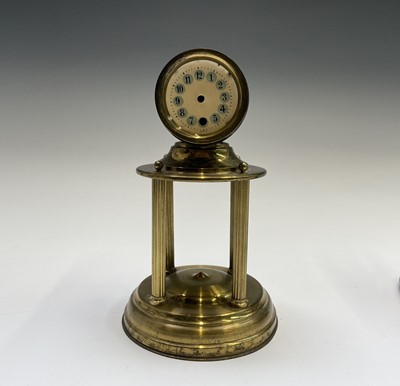 Lot 2912 - A German Schatz & Sons 1000 day brass torsion...
