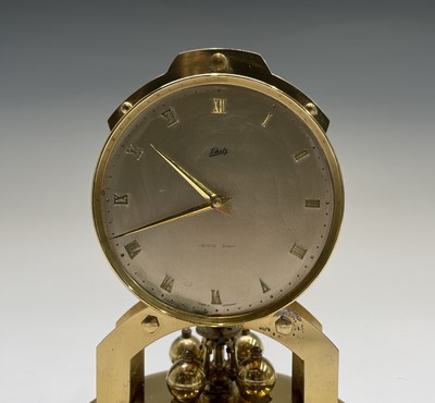 Lot 2912 - A German Schatz & Sons 1000 day brass torsion...