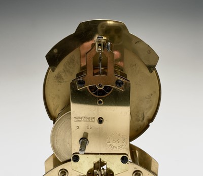 Lot 2912 - A German Schatz & Sons 1000 day brass torsion...