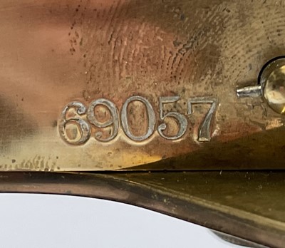 Lot 2913 - A German brass torsion clock, circa 1900, the...