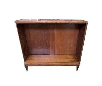 Lot 3010 - An inlaid mahogany open bookcase, early 20th...