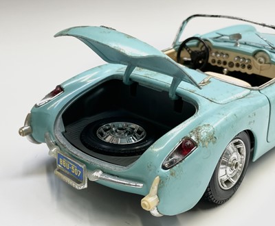 Lot 125 - A Burago diecast 1957 Chevrolet, together with...