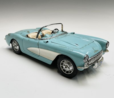 Lot 125 - A Burago diecast 1957 Chevrolet, together with...