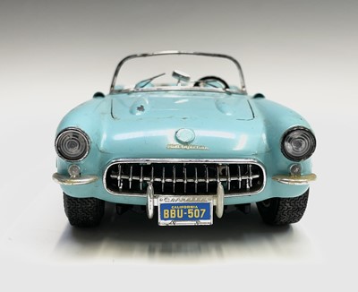 Lot 125 - A Burago diecast 1957 Chevrolet, together with...