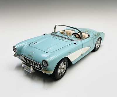 Lot 125 - A Burago diecast 1957 Chevrolet, together with...