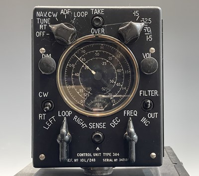 Lot 126 - An Air Ministry radio receiver from a...