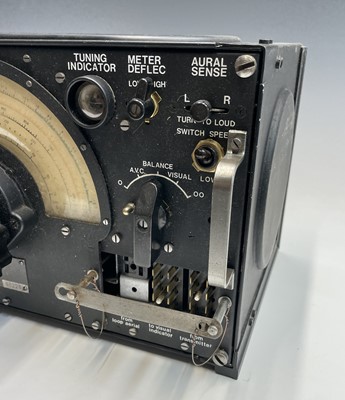 Lot 126 - An Air Ministry radio receiver from a...