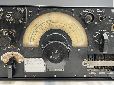 Lot 126 - An Air Ministry radio receiver from a...