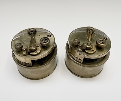 Lot 549 - A brass circular pocket sextant by A. Hobbs,...