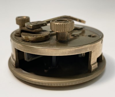 Lot 549 - A brass circular pocket sextant by A. Hobbs,...