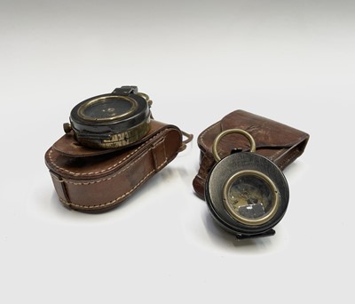 Lot 554 - A military prismatic marching compass, The...