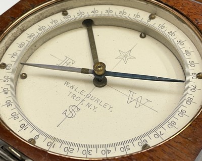 Lot 568 - A pocket sextant, by Francis Barker & Son, in...