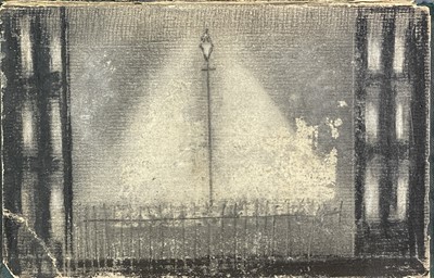 Lot 1256 - LOWRY ??? Street Light Pencil 12.5x19.5cm