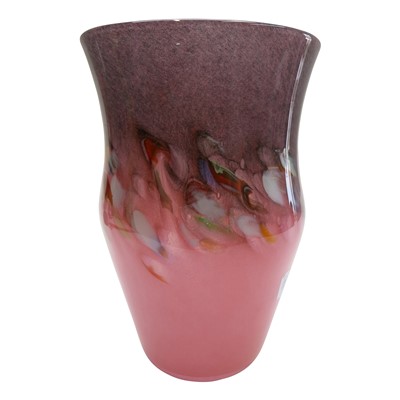 Lot 921 - A Strathearn art glass vase, height 24.5cm.