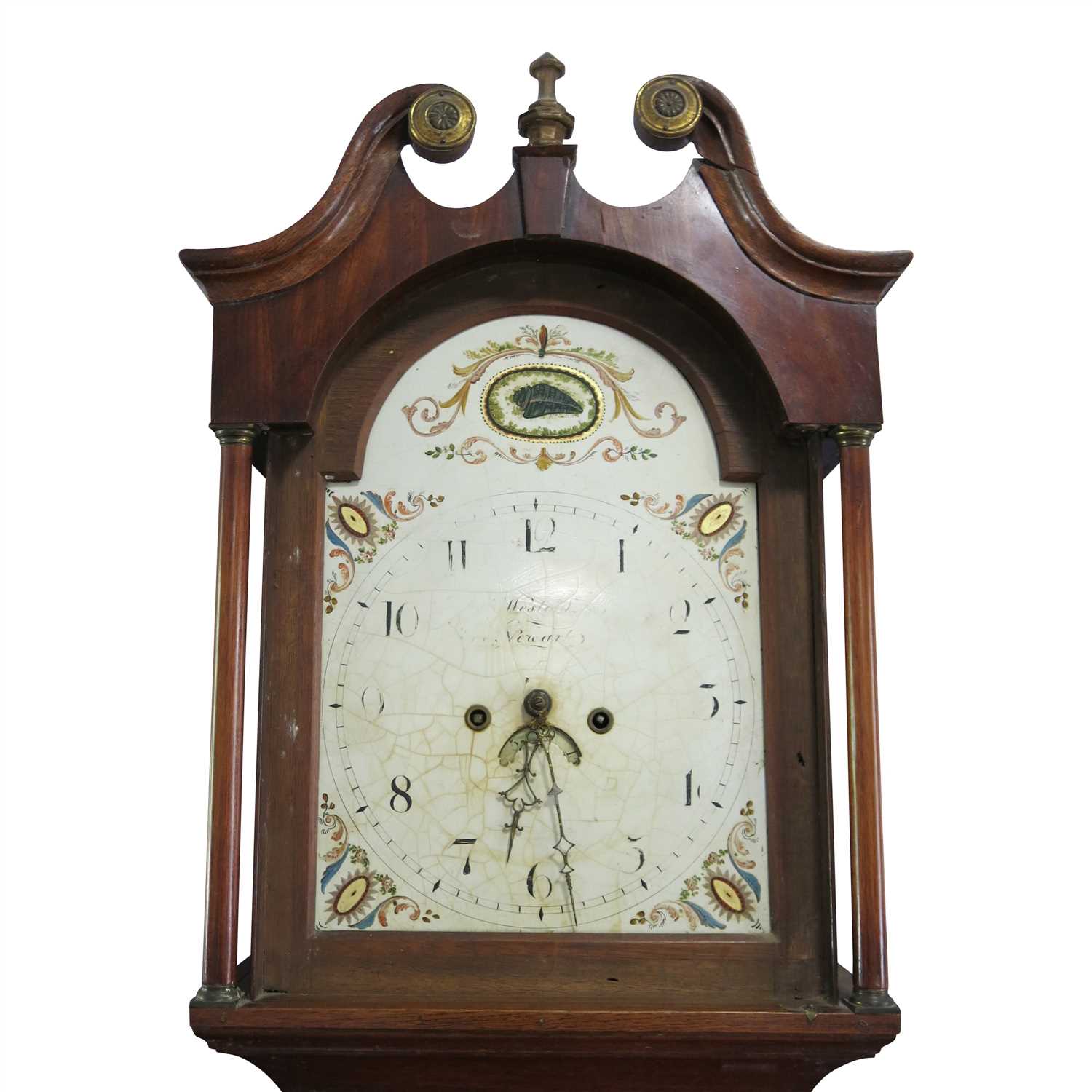 Lot 3014 - A George III mahogany eight day longcase