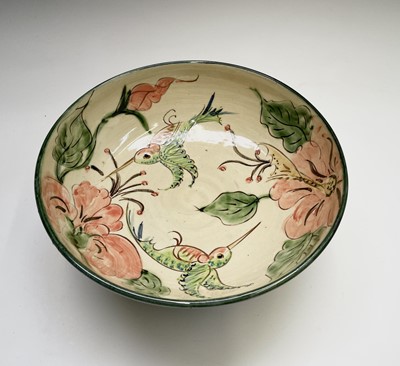 Lot 984 - A Paul Jackson studio pottery bowl, painted...