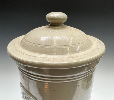 Lot 393 - A G Cheavin's of Boston stoneware water filter...