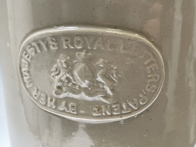 Lot 393 - A G Cheavin's of Boston stoneware water filter...