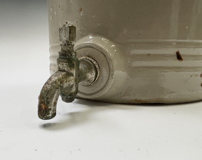Lot 393 - A G Cheavin's of Boston stoneware water filter...